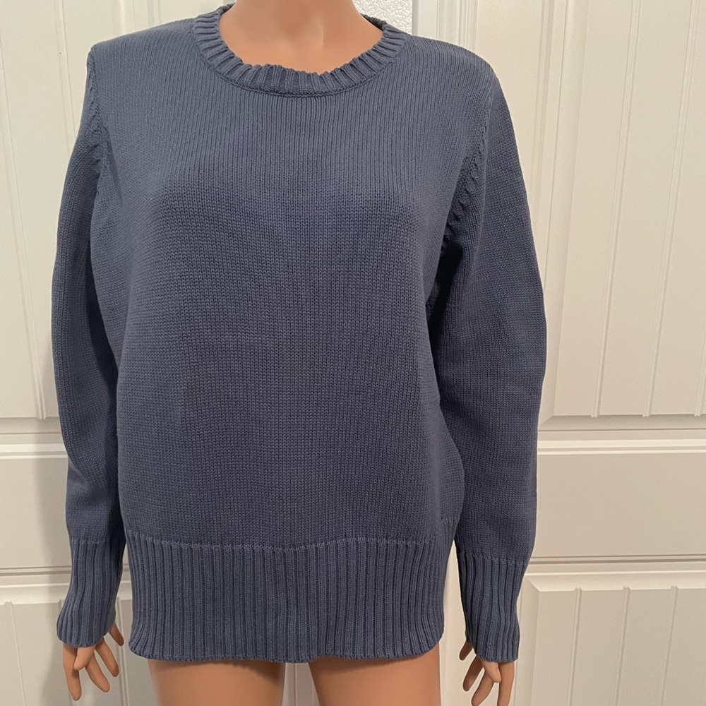 EMW Edinburgh Woolen Mills 100% Cotton Sweater L NWOT